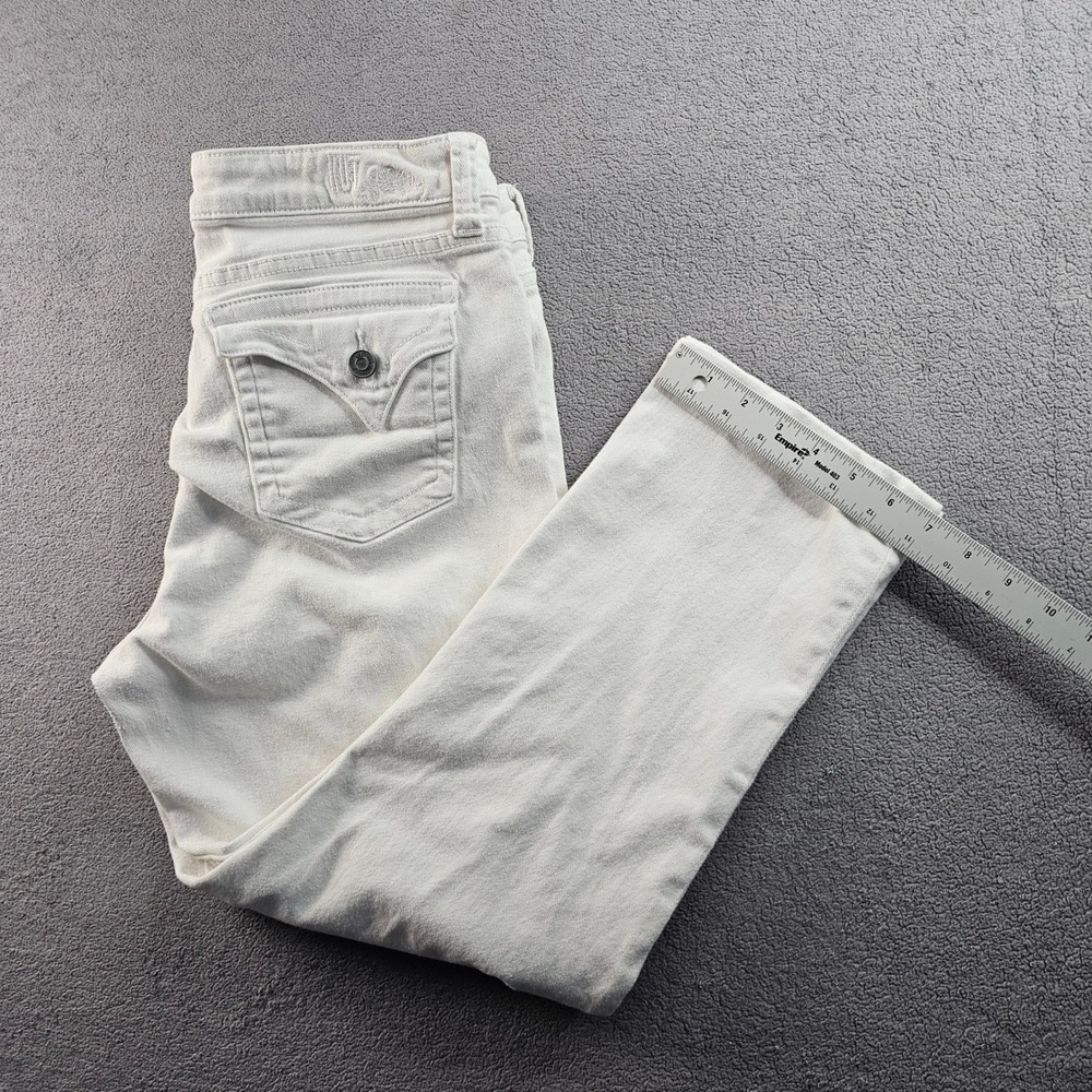 Kut from the Kloth Boyfriend‎ Jeans Women's 14 White Denim Stretch Bardot Skinny - Picture 13 of 15